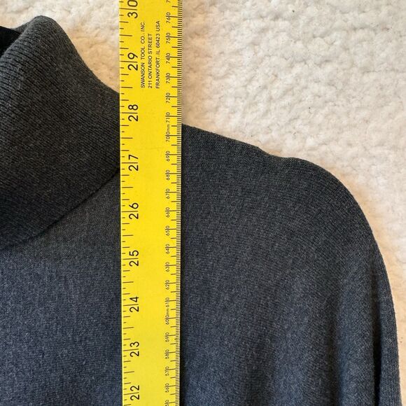 MICHAEL Michael Kors Sweater Turtleneck Medium Y2K Oversized Dolman Cotton Blend - Picture 8 of 12